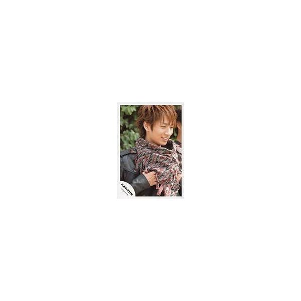 中古生写真(ジャニーズ) KAT-TUN/中丸雄一/ジャケット/赤と黒のストール/公式生写真
