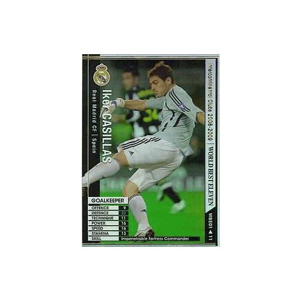 中古WCCF WBE01/11[WORLD BEST ELEVEN]：イケル・カシージャス