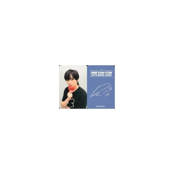 中古コレクションカード(男性) UNB/デウォン(from.MADTOWN)/ハート・裏面印刷サイン入り/DVD「UNB FAN-CON LET’S BEG