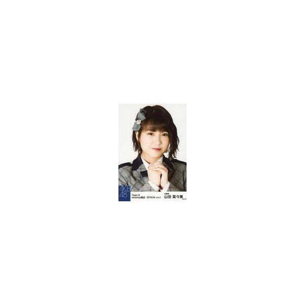 中古生写真(AKB48・SKE48) 山田菜々美/顔アップ/AKB48 チーム8 2019年4月度 net shop限定個別生写真 vol.2