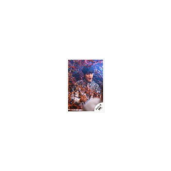 中古生写真(ジャニーズ) ジャニーズWEST/桐山照史/上半身・衣装白・黒・右手曲げ・口開け・顔右向き・カメラ目線/シングル「ホメチギリスト/傷