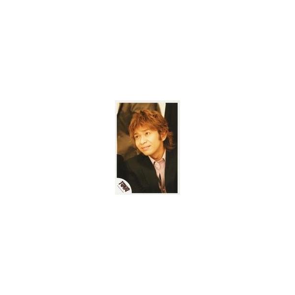 中古生写真(ジャニーズ) TOKIO/城島茂/バストアップ・衣装黒・ピンク・左向き・目線左・口閉じ/公式生写真
