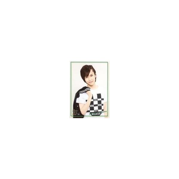 中古生写真(男性) 41：恵比チリDAN/大山聖文/上半身・衣装白・黒・右手ジャケット/舞台「ぱんきす!3次元」