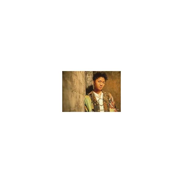 中古生写真(男性) 7ORDER project/諸星翔希/横型・バストアップ・衣装ベージュ・白・緑・寄りかかり/舞台「7ORDER」ランダムフォト