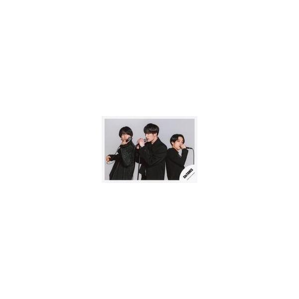 中古生写真(ジャニーズ) SixTONES/松村北斗・ジェシー・田中樹/横型・上半身/「慣声の法則」グッズオフショット/公式生写真
