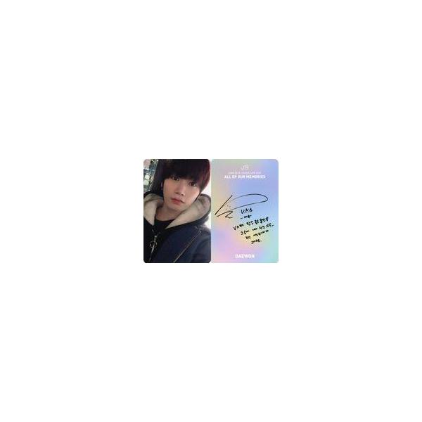 中古コレクションカード(男性) UNB/デウォン(from.MADTOWN)/文字白・印刷サイン、メッセージ