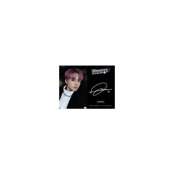 中古コレクションカード(男性) NCT U/ジョンウ(JUNGWOO)/印刷サイン入り/「NCT UNIVERSE MD」ペンダントネックレス プ