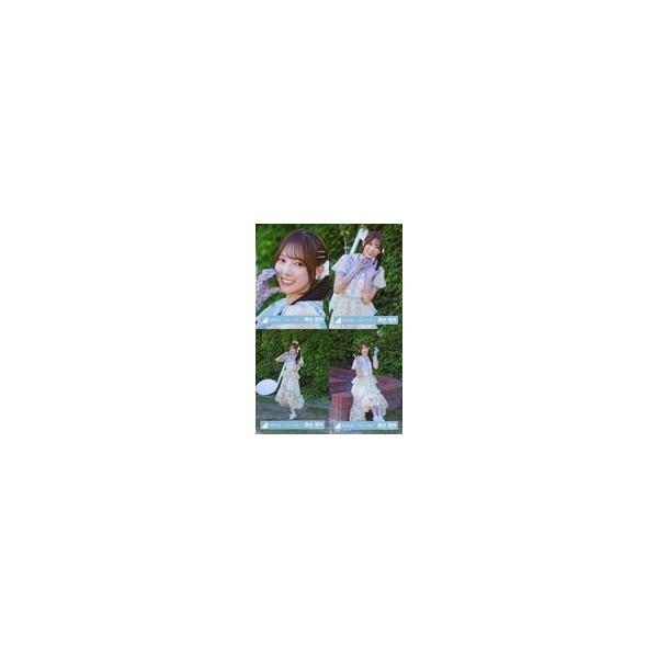 中古生写真(坂道シリーズ) ◇日向坂46/清水理央/日向坂46ランダム生写真【「お願いバッハ!」MV衣装】 4種コンプリートセット