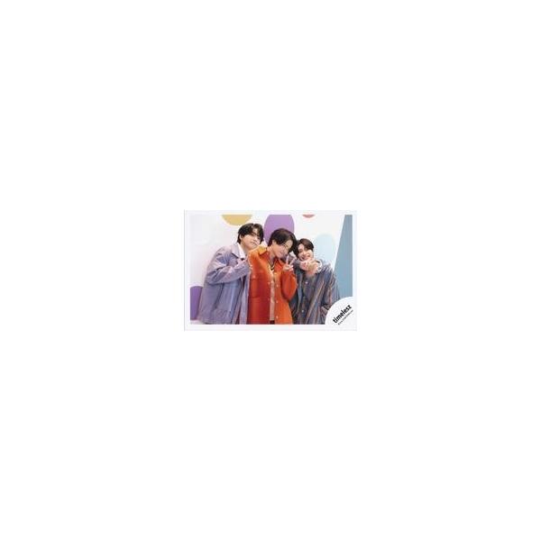 中古生写真(STARTO) timelesz/佐藤勝利・菊池風磨・松島聡/横型・上半身/「We’re timelesz LIVE T
