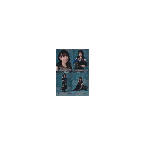 中古生写真(坂道シリーズ) ◇日向坂46/平尾帆夏/日向坂46ランダム生写真【黒ドレス衣装】 4種コンプリートセット