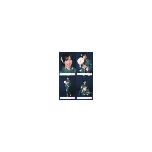 中古生写真(坂道シリーズ) ◇櫻坂46/山田桃実/櫻坂46ランダム生写真【2026年 浴衣】 4種コンプリートセット