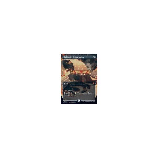 中古マジックザギャザリング 0428[P]：【SOC】【FOIL】【ボーダーレス版】Talisman of Conviction/