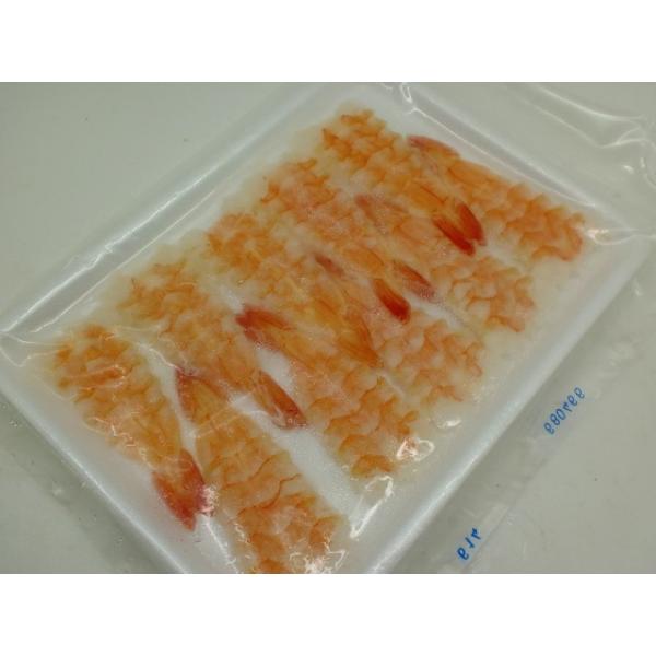 寿司ネタの定番ボイル海老 プリプリ食感が大人気！バナメイ種の海老は食感がプリプリで厚みがあり大人気！鮮度のいいうちに殻をむき、握りやすいように開いています。使いやすい、少量10尾タイプ。殻むき済みだから調理の手間がかかりません業務用でも家庭...