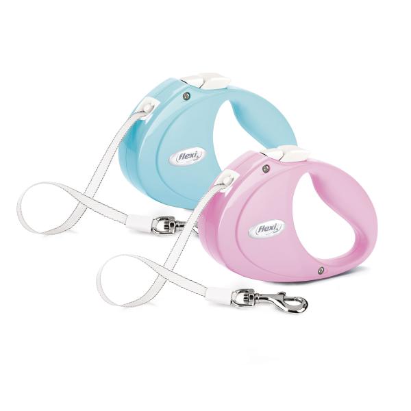 ＼当店限定レビュー特典付／ フレキシ 伸縮リード Puppy（パピー） テープタイプ 2メートル ドイツ製 生後12ヶ月未満の子犬用 超高耐久テープ 小型犬 軽量