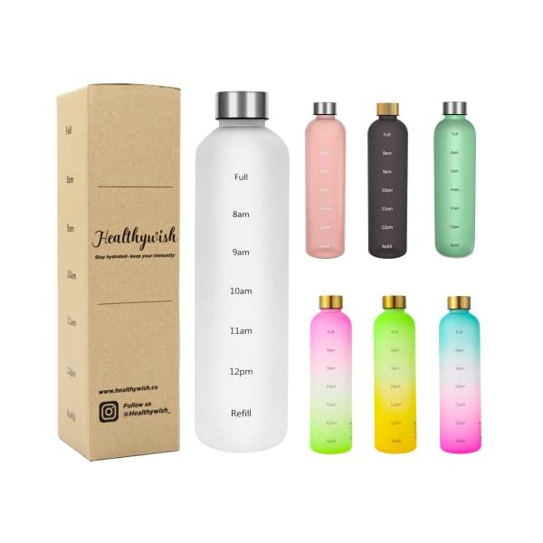 ストア 新品未使用 タイムマーカー付きウォーターボトル 1000ml Productor Com Uy