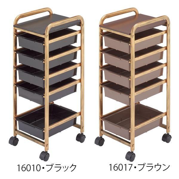 サロン向け アンティーク 収納ワゴン ビーナス C 601 ブラック 家具 ラック その他 Jsonic Ca