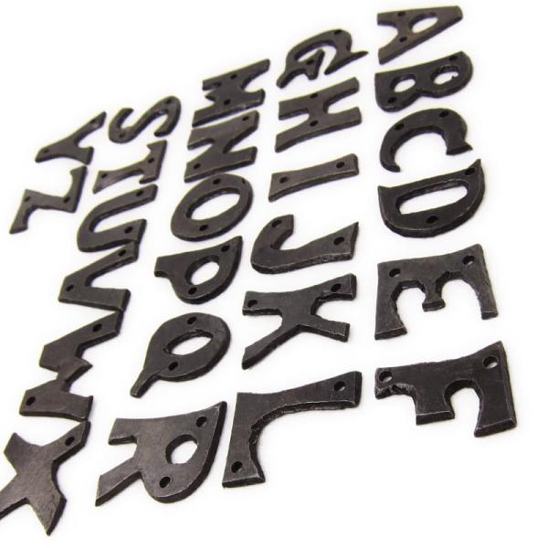 アルファベット アイアン 英字 鉄 表札 ネームプレート アルファベットオーナメントＳ