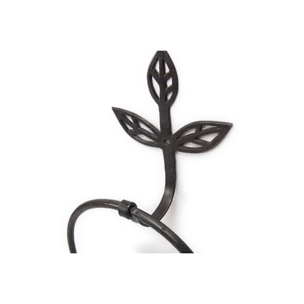 タオルハンガー オープンワークリーフリング