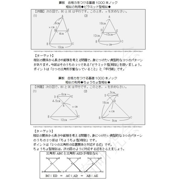 算数合格力をつける基礎1000本ノック 相似の利用 上 Buyee 日本代购平台 产品购物网站大全 Buyee一站式代购bot Online