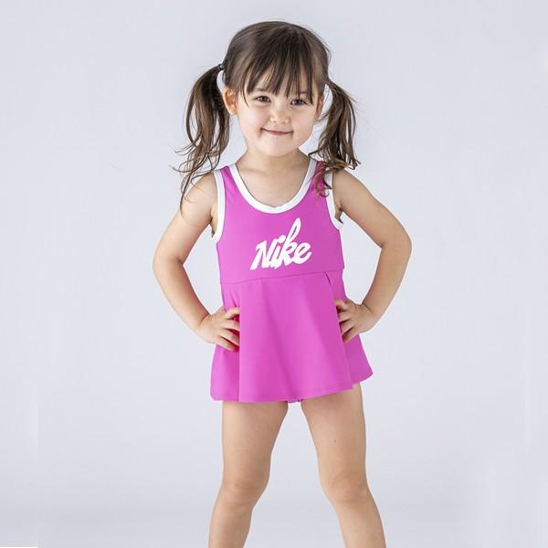 新作 ナイキ Nike ベビー 幼児 水着 女の子 ナイキ Toddler ワンピース 水着 リーサルピンク 80cm 1cm Fideicomisoderechoupr Org