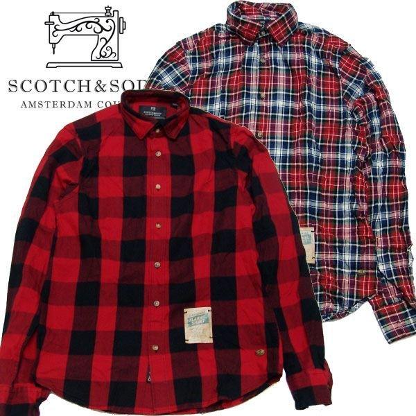 SCOTCH＆SODA スコッチアンドソーダ メンズ Scotch&Soda 長袖 チェック 