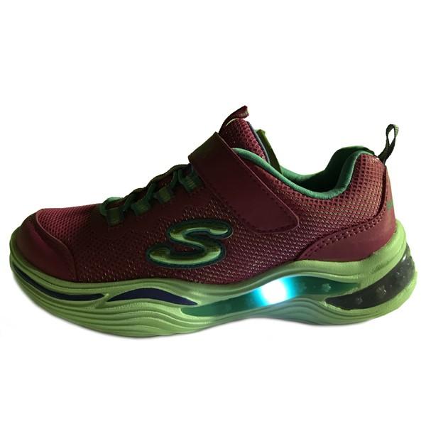 SKECHERS スケッチャーズ 靴 光る スニーカー ガールズ POWER