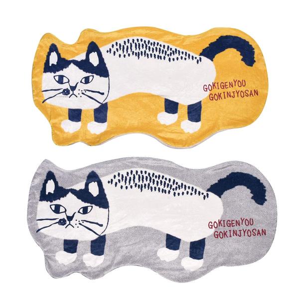 [Release date: October 13, 2023]ブランド：クスグルジャパン Kusuguru Japan品　番　：23-6681品　名　：モケモケット サンゴマイヤー ダイカットひざ掛け マチルダさん柄カラー　：#1/GY ...