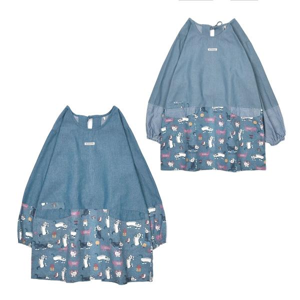 [Release date: July 30, 2025]ブランド：クスグルジャパン Kusuguru Japan品　番　：25-8551品　名　：キャラクターカッポウアラカルト リボンあきカッポウカラー　：マチルダさん柄 #1/BL ブル...