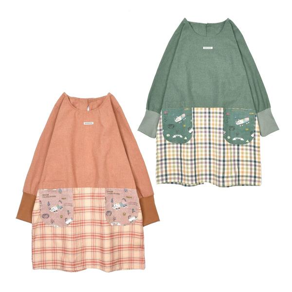 [Release date: July 30, 2025]ブランド：クスグルジャパン Kusuguru Japan品　番　：25-8552品　名　：キャラクターカッポウアラカルト 釦リボンあきカッポウカラー　：マチルダさん柄 #2/OR オ...