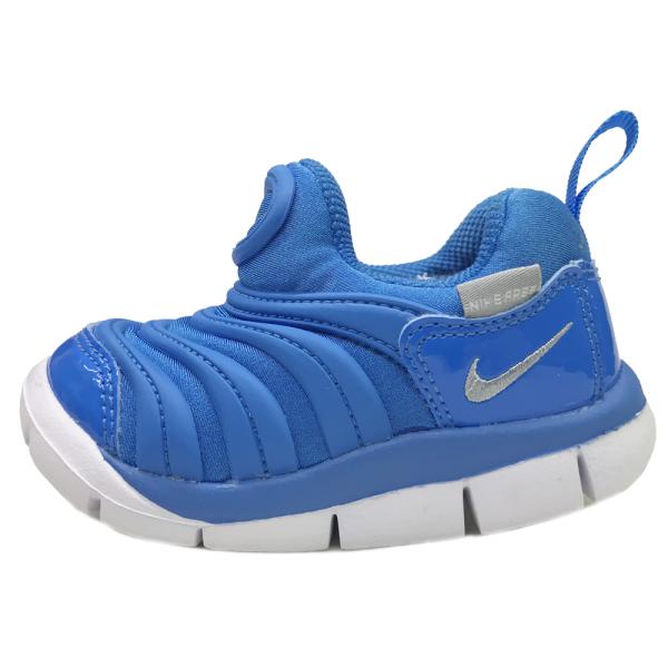 ブランド：Nike ナイキ品　名　：ダイナモフリー TD ・ DYNAMO FREE TD品　番　：343938カラー　：427-ブルーヒーロー素　材　：アッパー:合成繊維 ゴム 合成皮革、アウトソール:合成底　原産国　：インドネシアコメン...
