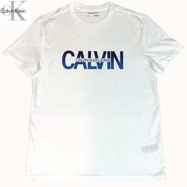 カルバンクライン Calvin Klein メンズ Tシャツ Ckj Ombre Crew Neck Tee 半袖 ロゴ Tシャツ ホワイト ストリート 41vm Suxel Import Store 通販 Yahoo ショッピング
