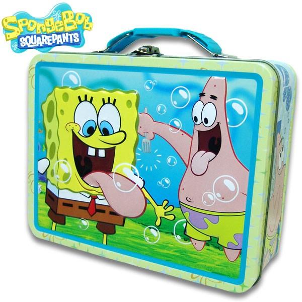 スポンジボブ Sponge Bob 缶ケース缶 Bag バッグ ギフト おもちゃ箱 男の子 横19 5cm 高さ15 3cm 幅7 2cm B Suxel Import Store 通販 Yahoo ショッピング