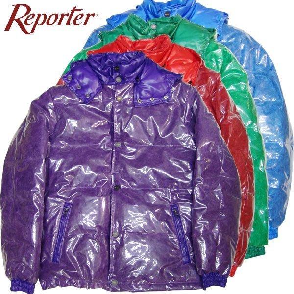 ミラノ発 REPORTER リポーター ダウン ジャケット ビッグシルエット 青 ミラノ発 REPORTER リポーター ダウン ジャケット ビッグ