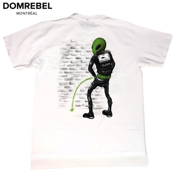 ドムレーベル DOMREBEL メンズ ALIEN BOX T-SHIRT 半袖 Tシャツ