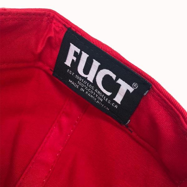 ファクト FUCT BUNNY RED メンズ スナップバックキャップ 帽子 ONE