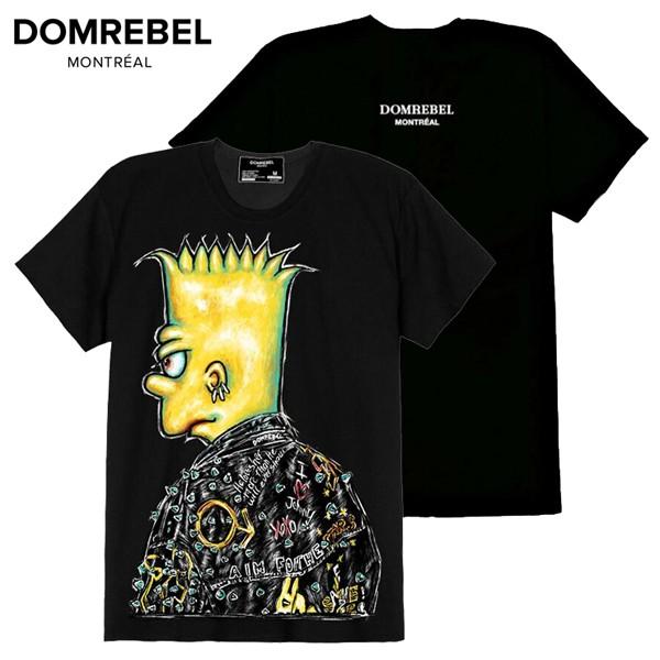 ドムレーベル Domrebel メンズ Dude T Shirt 半袖 Tシャツ シンプソン メンズ セレブ ブランド Dom Dude Tee Black Suxel Import Store 通販 Yahoo ショッピング