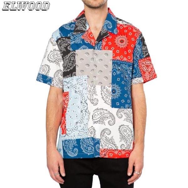 エルウッド ELWOOD メンズ PATCHWORK PAISLEY BUTTON UP S/S エルウッド ELWOOD メンズ PATCHWORK PAISLEY BUTTON UP S/S