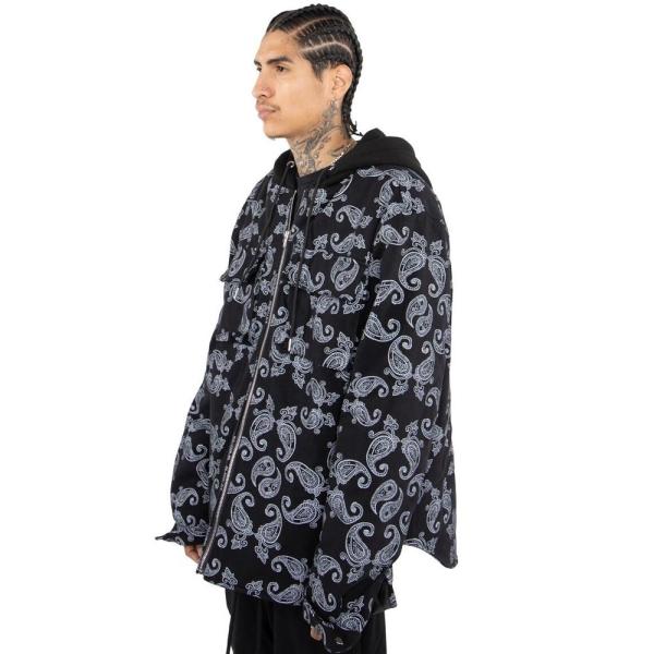 完売 EPTM エピトミ メンズ HOOD JACKET EP9802 PAISLEY ペイズリー