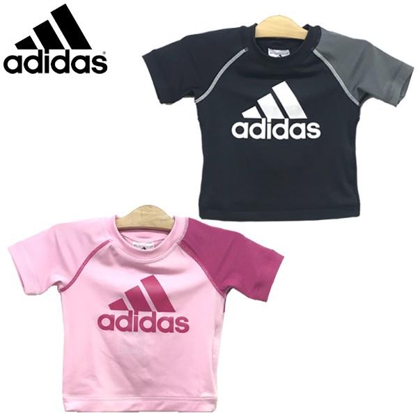 アディダス Adidas 水着 キッズ ラッシュガード ショートスリーブ 半袖 100 160cm 女の子 紫外線から子供の肌を守るラッシュガード Ftl87 19su Suxel Import Store 通販 Yahoo ショッピング