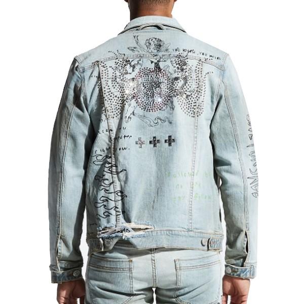 Lifted Anchors リフテッドアンカーズ メンズ Clarke Denim Jacket メンズ デニムジャケット ホワイト Laf Suxel Import Store 通販 Yahoo ショッピング