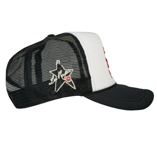 LAROPA ラロパ メンズ PBSBHAT BLACK WHITE メッシュ キャップ