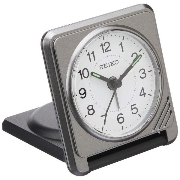 置き時計 Seiko 目覚まし時計 アナログ セイコークロック 小型 Clock 本体サイズ 7.8×17.2×2.4cm QQ638S