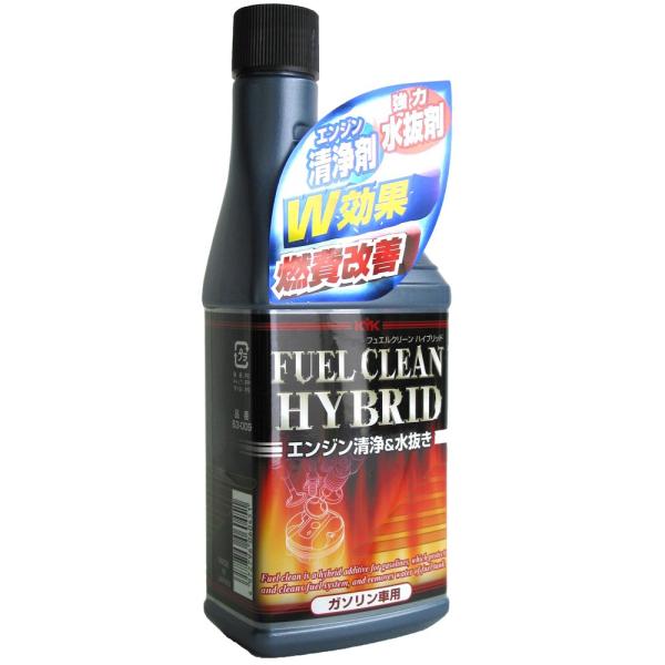 古河薬品工業(KYK) ガソリン添加剤 フュエルクリーンハイブリット [HTRC3] ・吸気システムを強力に洗浄洗浄＋水抜＋防錆の３つの効果で、燃料系統のトータルメンテナンス。高性能ＰＥＡ洗浄剤が燃料システム全体を強力洗浄して、エンジン性能...