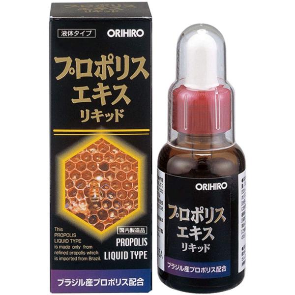 オリヒロ プロポリスエキスリキッド 30ml ・1日量(目安):0.6-0.9ml(スポイトの2/3-4/5量)・サイズ(外装):幅40*奥行40*高さ110(mm)・ブラジル産プロポリスを配合し商品の説明ブラジル産プロポリスを配合したプロ...