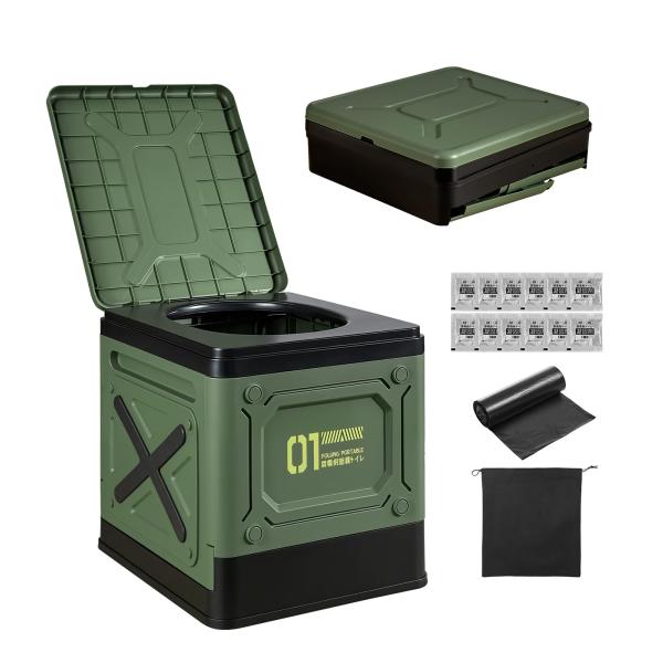 防災用簡易トイレ Emergency Portable Toilet 簡易トイレ 非常用トイレ 防災トイレ 収納袋 Fanxieast 携帯トイレ防災