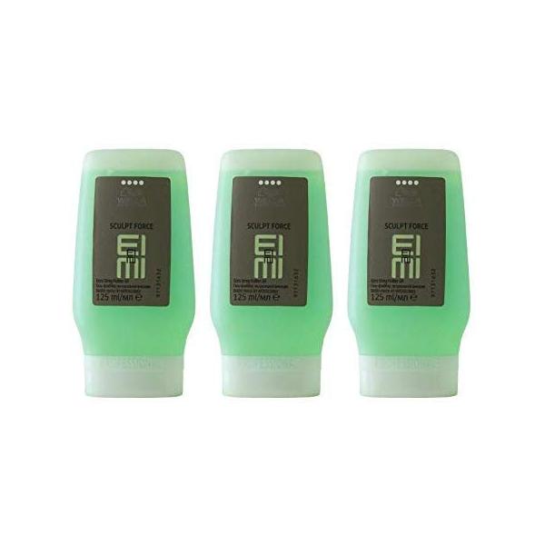 セット P&amp;G WELLA EIMI アイミィ スカルプトフォースジェル 125ml ×3個