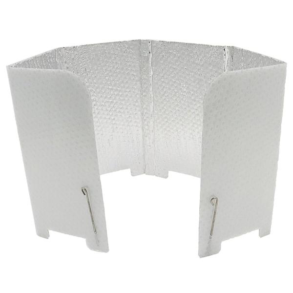 EPI(イーピーアイ) 風防 A-6503 ・サイズ:220H×3D×720mmW・材質:本体:PE+アルミ箔 ペグ:ステンレス・重量:93g非常に軽い風防ですが、ペグ固定が可能です。日本製。