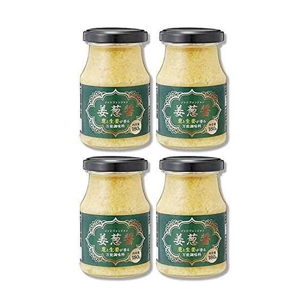 ジャンツォンジャン 神戸物産 万能調味料 4個セット姜葱醤 180g