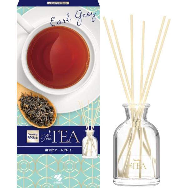 玄関 芳香剤 本体 サワデー香るスティック 紅茶の香りのお部屋用芳香剤 The TEA 爽やかアールグレイ 部屋用 部屋 70m