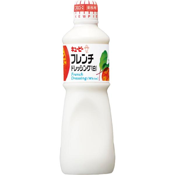 キユーピー 1L フレンチドレッシング (白) 1000ml (業務用) 大容量 ・ブラント名:キユーピー・メーカー名: キユーピー・原材料:食用植物油脂、醸造酢、ぶどう糖果糖液糖、食塩、レモン果汁、増粘剤(キサンタンガム)、調味料(アミノ...